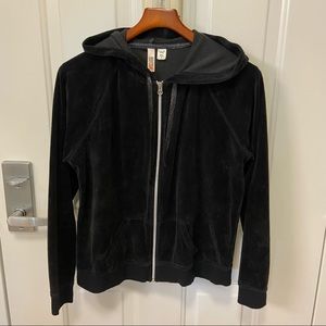 Valore Black Zip Up Hoodie